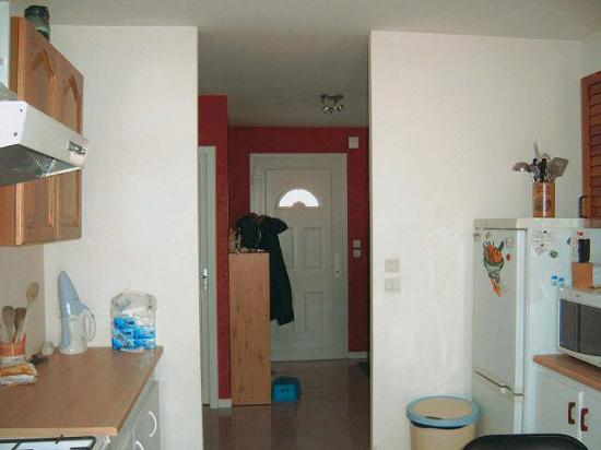 Cuisine avant travaux, avec cloison